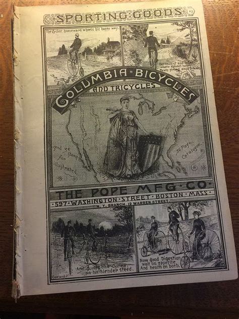 Columbia Bicycles And Tricycles 1884 The Century Magazine