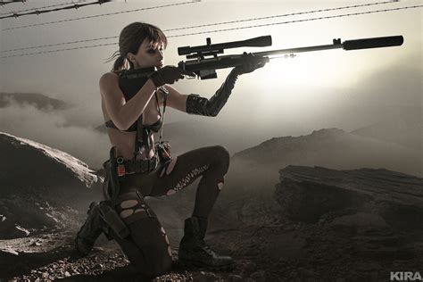 Intense Quiet Cosplay From Metal Gear Solid V