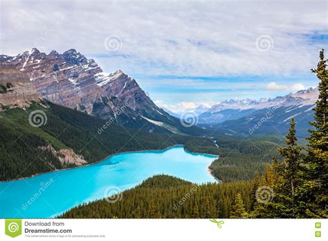 Peyto Lake Banff National Park Alberta Canada Stock
