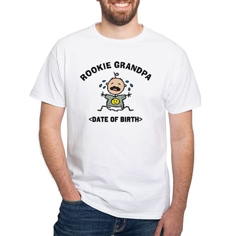 Funny New Grandpa Personalized White T Shirt By Tshirtstsmug