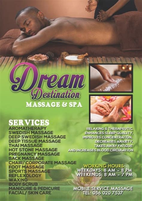 Dream Destination Massage And Spa Accra Contact Number Contact Details Email Address