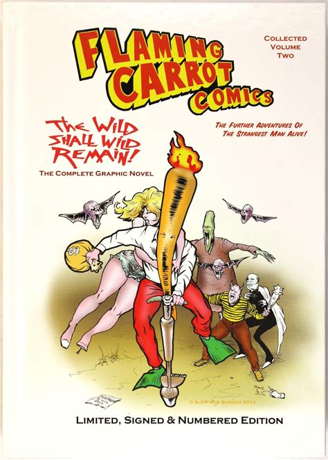flaming carrot comics collected limited signed and numbered edition volume 2 by bob burden used