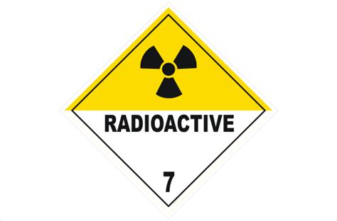 Radioactive Safety Sign