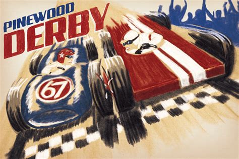 Pinewood Derby Poster On Behance