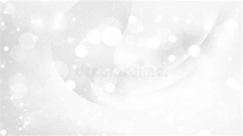 Abstract Plain White Defocused Lights Background Stock Vector