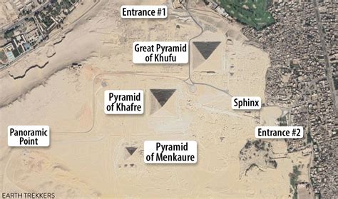 Great Pyramid Of Giza Map