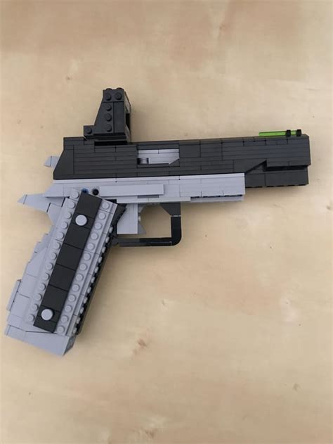 Colt M1911 I Built Using Jims Lego Guns Tutorial Other Than A Few