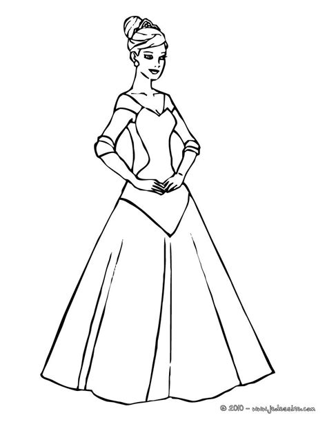 Coloriages Princesse À Colorier En Ligne – Fr.hellokids dedans Faire
