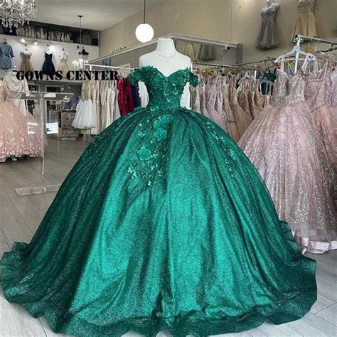 Quinceanera Themes Dresses Quincenera Dresses Prom Dresses Ball Gown Gowns Green Quince