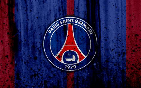 Download wallpapers FC PSG, 4k, logo, Paris Saint-Germain, Ligue 1 ...