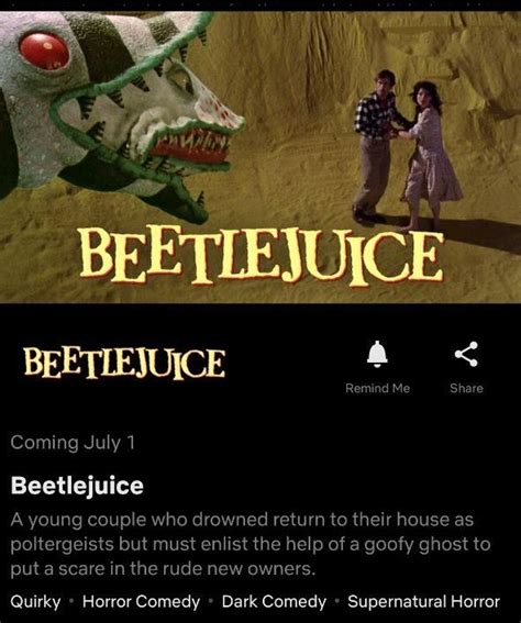 The latest list of new arrivals on netflix offers plenty of new and classic movies, series, and specials to look forward to throughout the month of may. Beetlejuice Steaming on Netflix PH July 2020