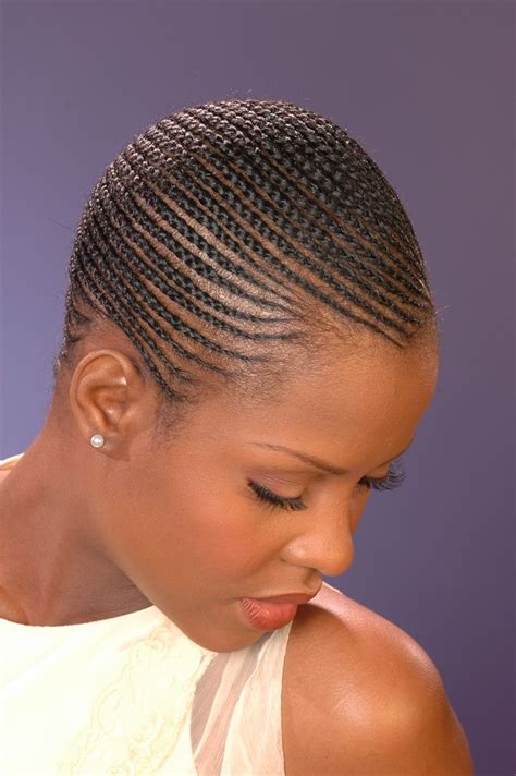 Cornrows offer one of the most popular, cool and trendy hairstyles for black women. Khamit Kinks Cornrows | Cornrow braid styles, Cornrow ...