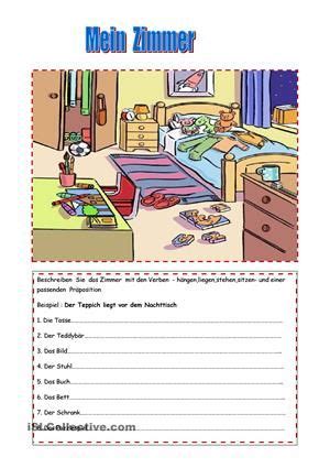 Wenn sie wissen wollen, wie man haus auf englisch sagt, finden sie hier die übersetzung. Deutsch-Übungen: Ein Zimmer beschreiben #Deutschlernen # ...