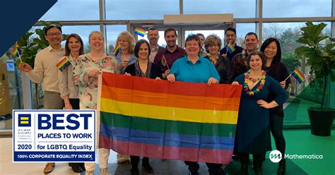 Mathematica Named a Best Place to Work for LGBTQ Equality