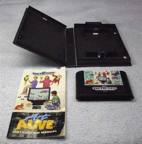 Art Alive Sega Genesis Cartridge 1991 With Case And Manual