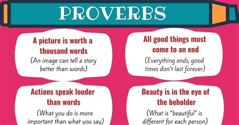 Most Common Proverbs In English With Meanings Proverbs Proverbs