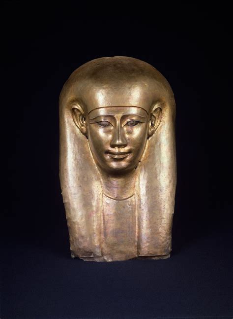 Funerary Mask Egypt Ca 664 525 Bc Vermeil Momias De Egipto