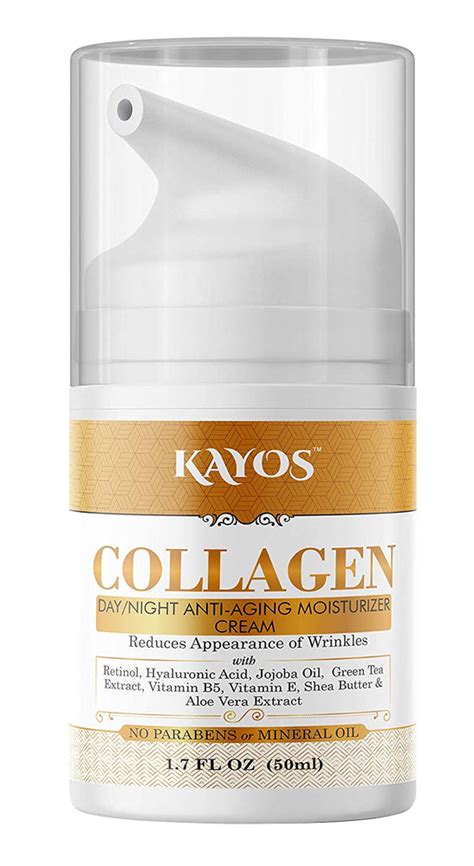 Kayos Collagen Day Night Anti Aging Moisturizing Cream With Retinol A