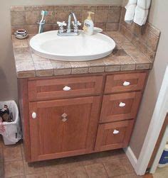 Many people head to their bathroom vanity before starting the day. Bathroom Decor Vanity Glass Tile Counter Top | Bathrooms ...