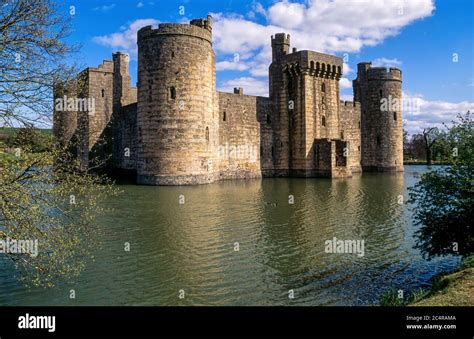 Bodiam Castle A 14th Century Moated Castle In East Sussex England Uk