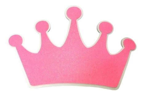 Corona De Princesa En Fomi Tamaño Grande Color Rosa MercadoLibre