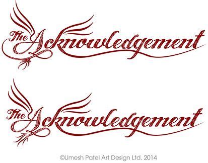 Frequently asked questions about acknowledgements. The Acknowledgement - Logo design proposal | Logo design ...