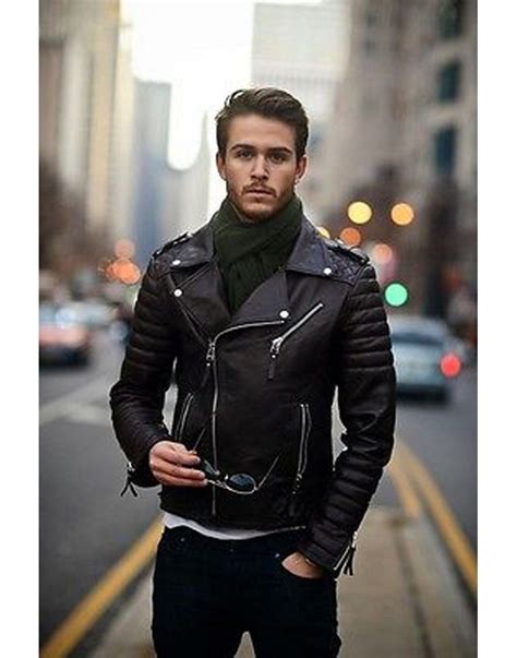 Genuine Leather Jacket For Men Black Leather