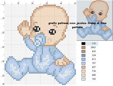 Check spelling or type a new query. Baby Boy Cross Stitch or Perler Bead Pattern | Bordado ...