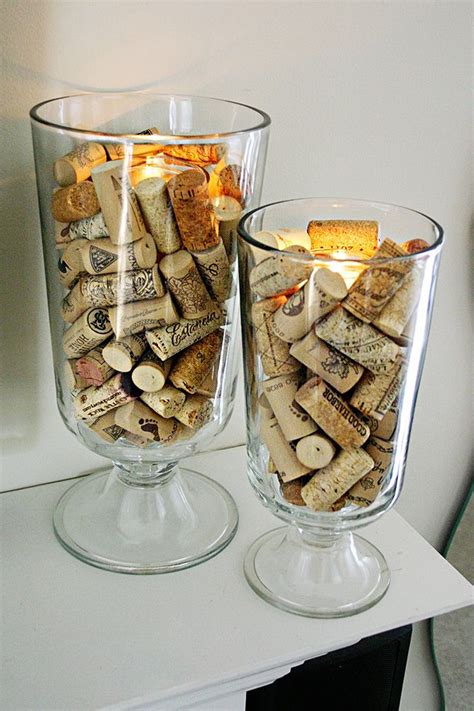Wine Cork Candle Holders I Have Been Saving Corks For Years Thinking