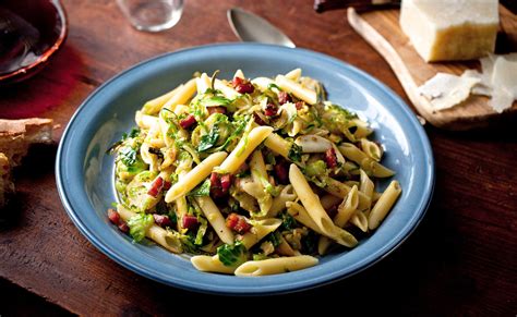 All reviews for shredded brussels sprouts with pancetta. Penne With Brussels Sprouts, Chile and Pancetta Recipe ...