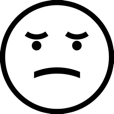 Svg Emotion Face Figure Sad Free Svg Image And Icon