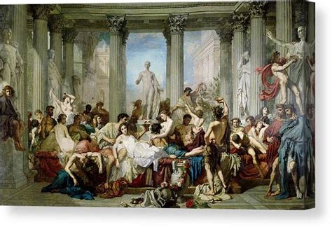 Roman Orgy Canvas Prints Fine Art America