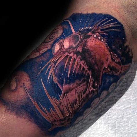 Explore cool underwater ink ideas. 60 Angler Fish Tattoo Designs For Men - Deep Sea Ink Ideas