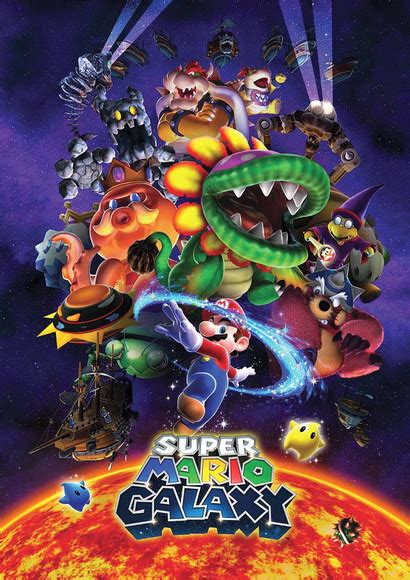 Big Poster Super Mario Galaxy Lo03 Tamanho 90x60 Cm Elo7