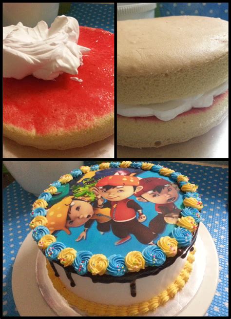 In these page, we also have variety of images not only gambar kek, you could also find another pics such as kartun, coklat, hari jadi, birthday, cantik, hitam putih, frozen, marble, clip art, oreo. nyummcakes: Tempahan: kek birthday boboboy