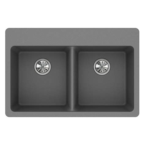Available in stainless steel, fireclay or quartz, elkay workstation sinks are designed to fit all kitchen styles and are engineered for convenience. Elkay Quartz Classic Drop-In Composite 33 in. Double Basin ...