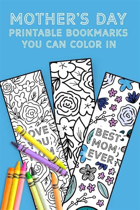 Free Mothers Day Printable Bookmarks You Can Color In 2023 Coloring