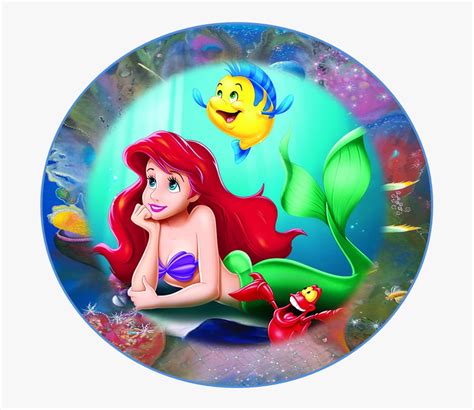 Ariel And Flounder And Sebastian