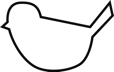 Outline Bird Drawings Clipart Best