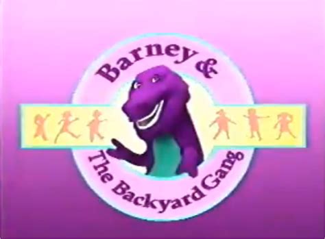 Six year old micheal and amy sat on couch eyes tightly closed as where excited for surprised their parents said had for them. Barney & the Backyard Gang | Custom Barney Wiki | FANDOM ...