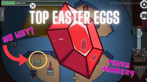 Top Among Us Easter Eggs On New Map Airship Youtube