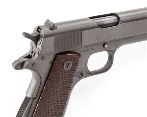 Wwii Era Colt Model 1911 A1 Semi Automatic Pistol