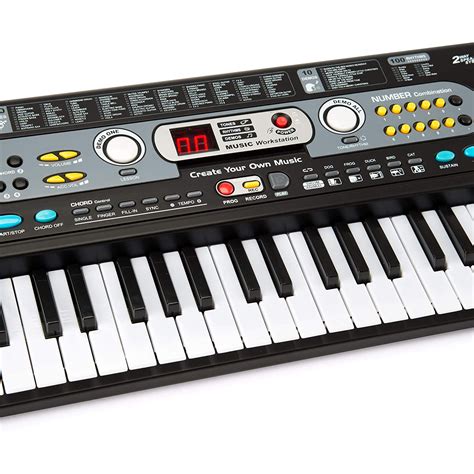 Electronic Music Keyboard - 54-Keys with Microphone