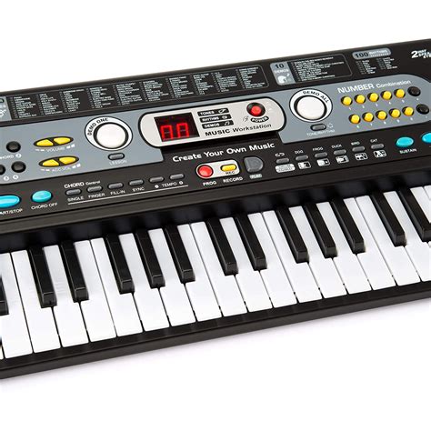 Electronic Music Keyboard 54 Keys With Microphone