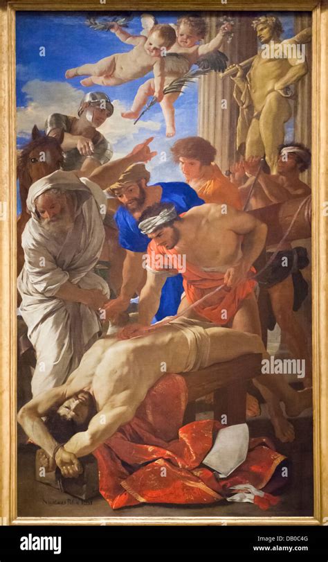 Le Martyre De Saint Erasme Nicolas Poussin Photo Stock Alamy