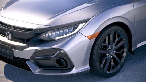 Modèle 3d De Honda Civic Hatchback 2020 Turbosquid 1452452