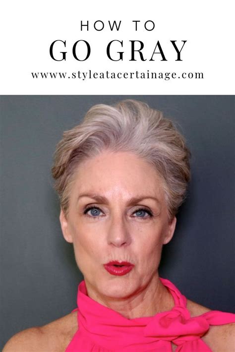 In This Blog Post Beth Shares How She Embraced Her Gray Hair Along With