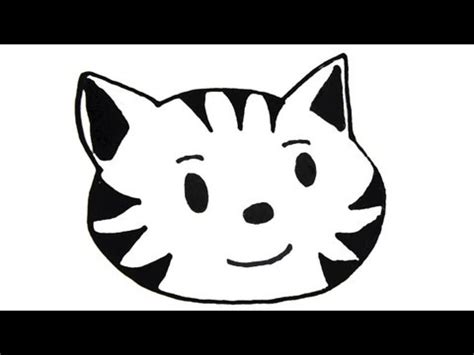 Draw the head of the cat in the beginning, we draw an elongated oval, but. How to draw a kitty cat head - EP - simplekidscrafts ...