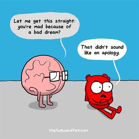 Funny Comics Show The Constant Struggle Between The Heart And The Brain