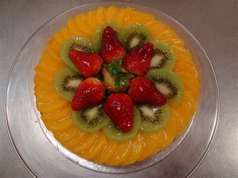 Yummy Baking Fruit Flan Cake